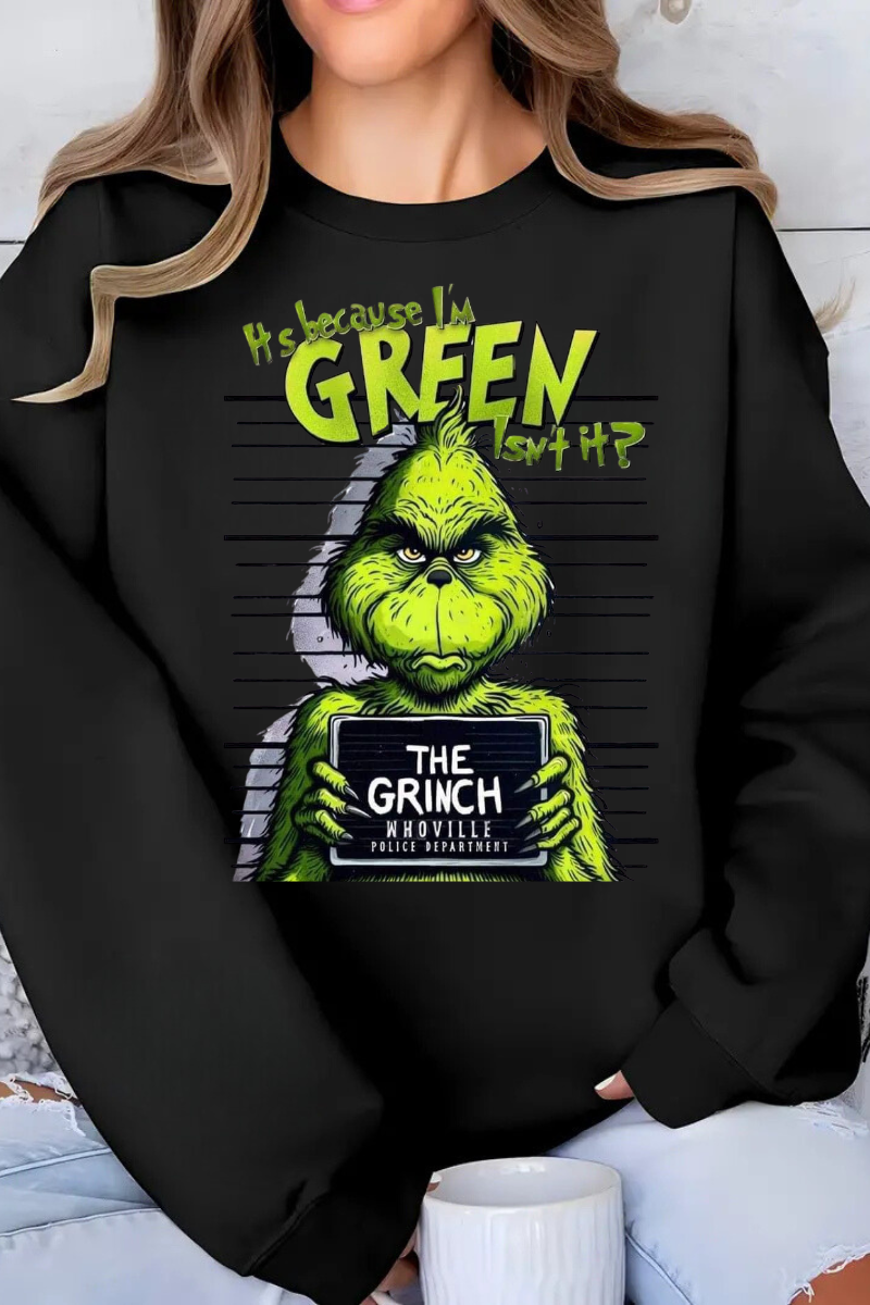 Grinch Crewneck Holiday Sweatshirt