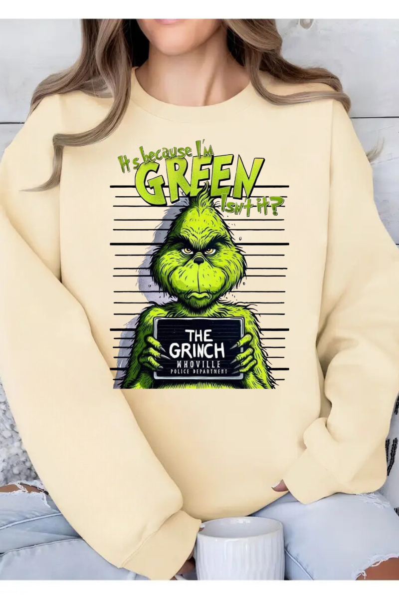 Grinch Crewneck Holiday Sweatshirt