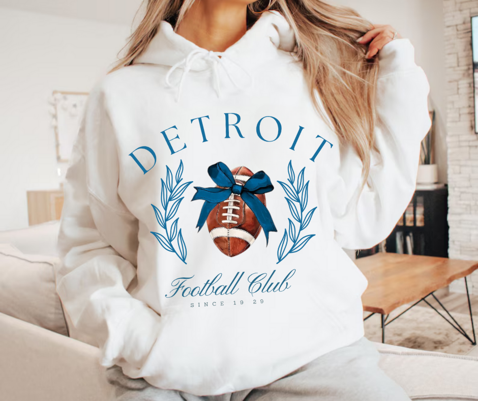 Detroit Lions apparel, Vintage Coquette Varsity football Club