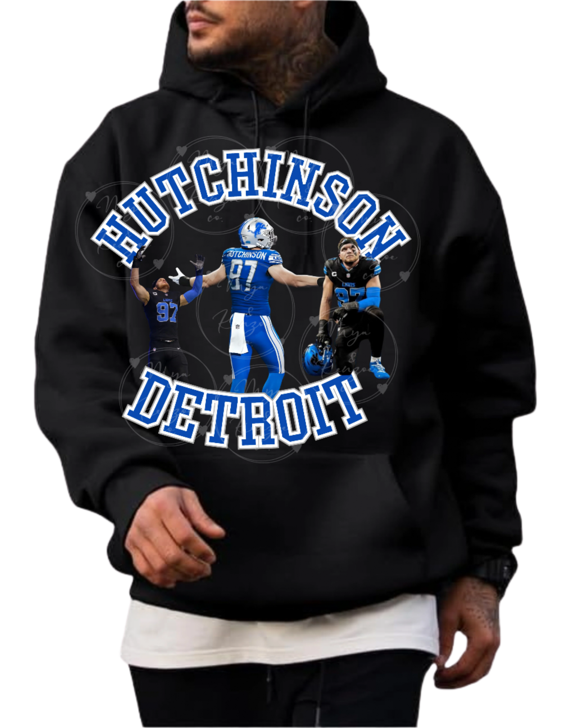 Detroit lions NFL Hutchinson Detroit - Mya and Kenzie co