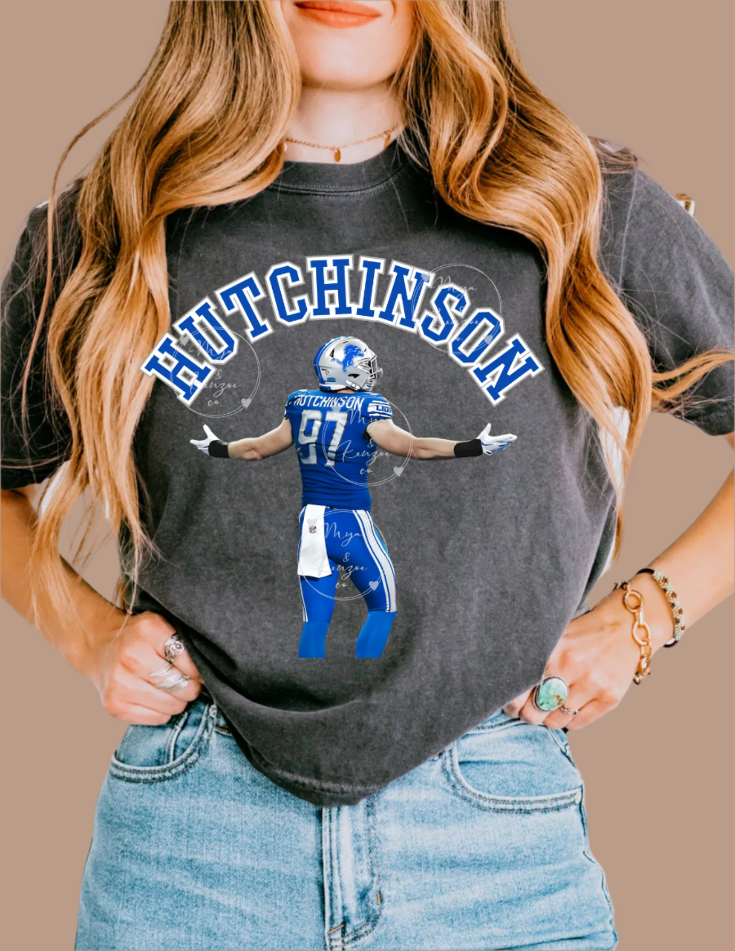 Detroit lions, NFL Hutchinson - Mya and Kenzie co