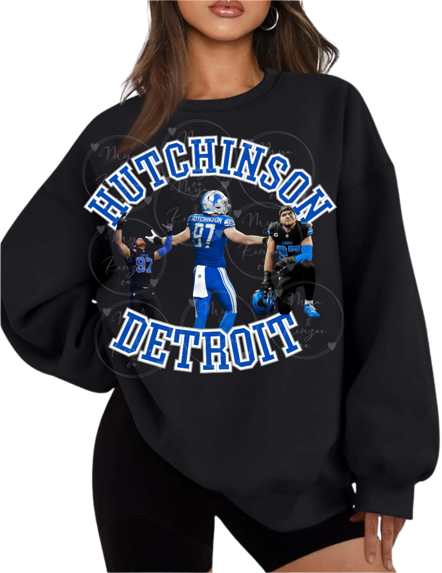 Detroit lions NFL Hutchinson Detroit - Mya and Kenzie co