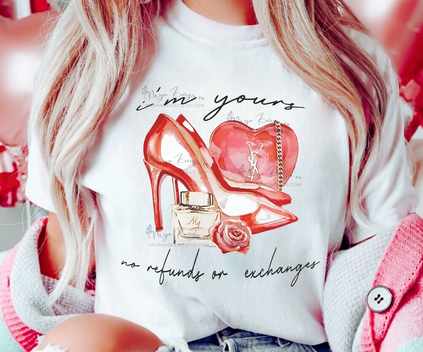 No Refunds or Exchanges Custom Valentines day Apparel